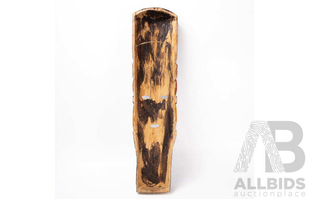 Three Spectacular Vintage Pacific Islands Tribal Masks