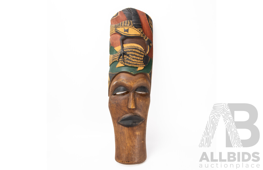 Three Spectacular Vintage Pacific Islands Tribal Masks