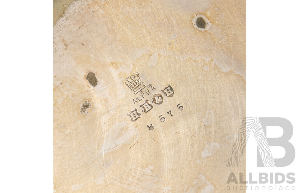 Collection Of 4 Silverplate Serving Trays