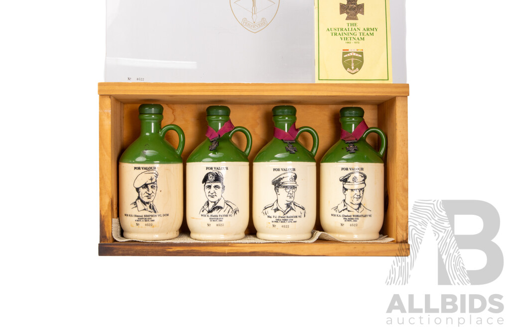 Limited Edition Australian Army Training Team Vietnam (AATTV) Port Set - Vietnam VC Winners