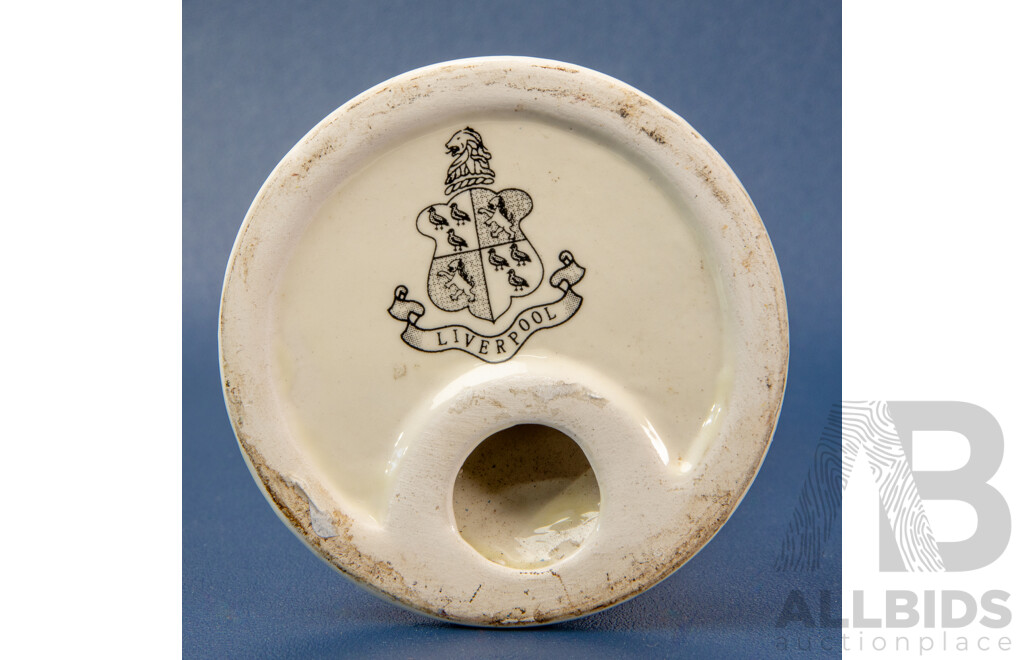 1980s Beatles Porcelain Candle Holder Made in Liverpool