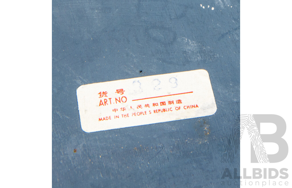 Collection of Three Small Vintage Decoy Hand Carved and Hand Painted Wooden Ducks Made in the People’s Republic of China