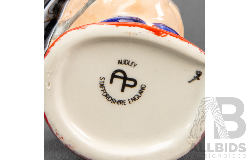 Collection of 5 Miniature Toby Jugs