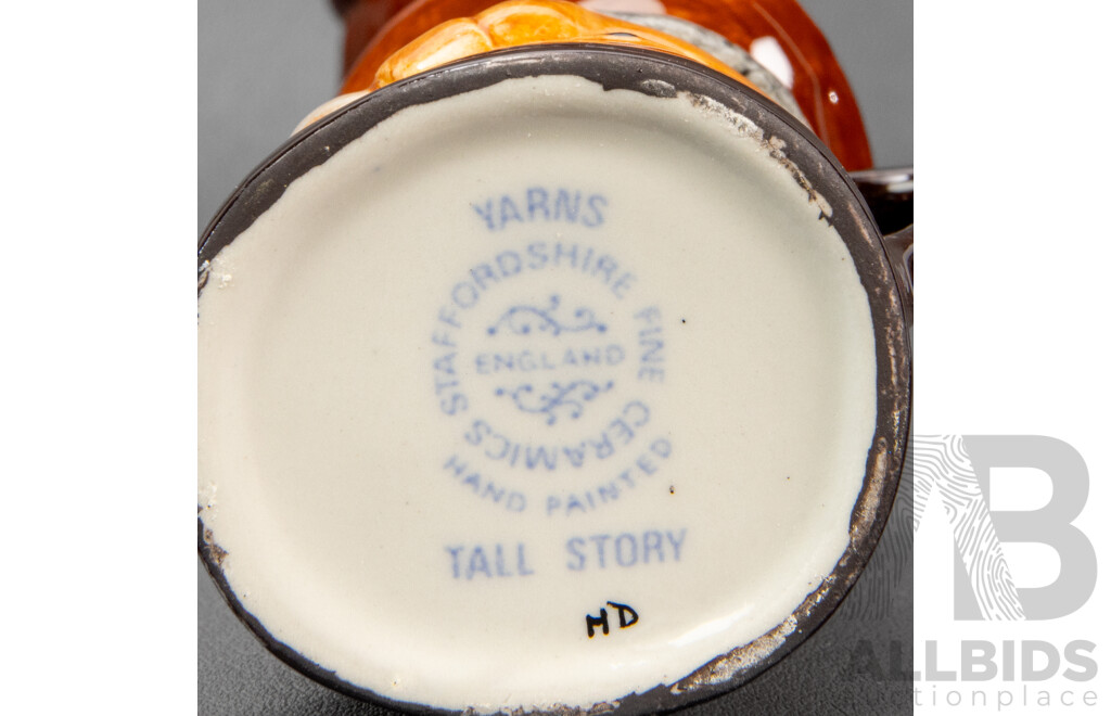 Collection of 5 Miniature Toby Jugs