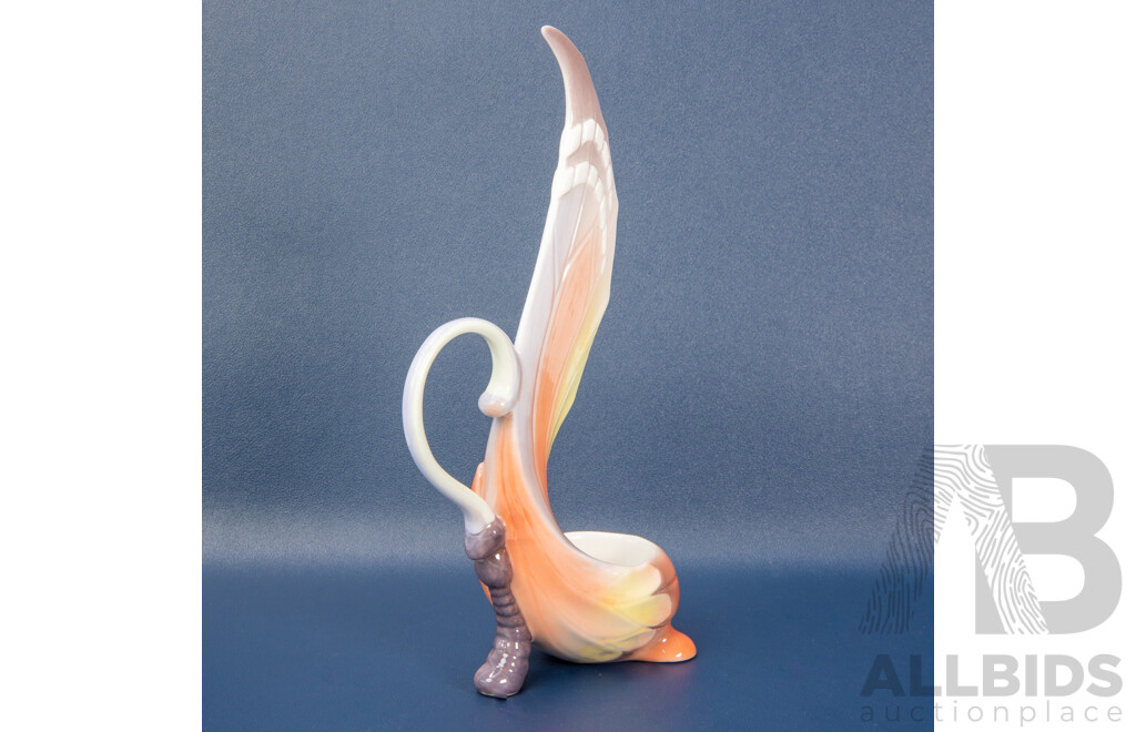 Franz Porcelain Butterfly Collection Figurine Candle Holder