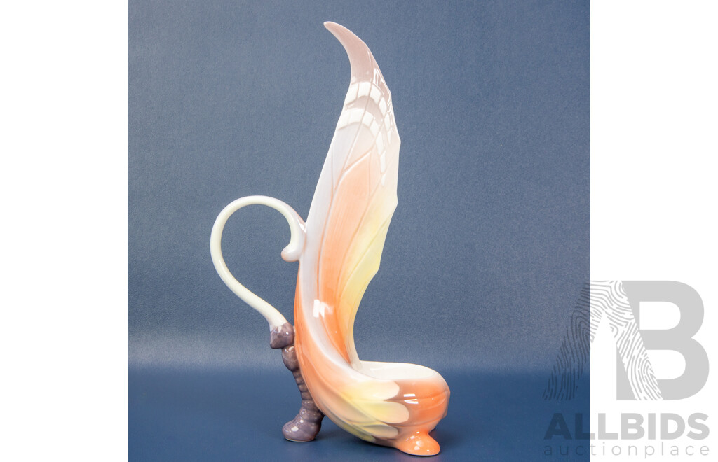 Franz Porcelain Butterfly Collection Figurine Candle Holder