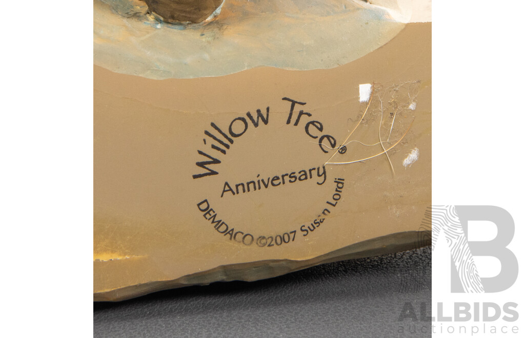 Pair of Willow Tree Figurines - Anniversary and Promise, Both by Susan Lordi