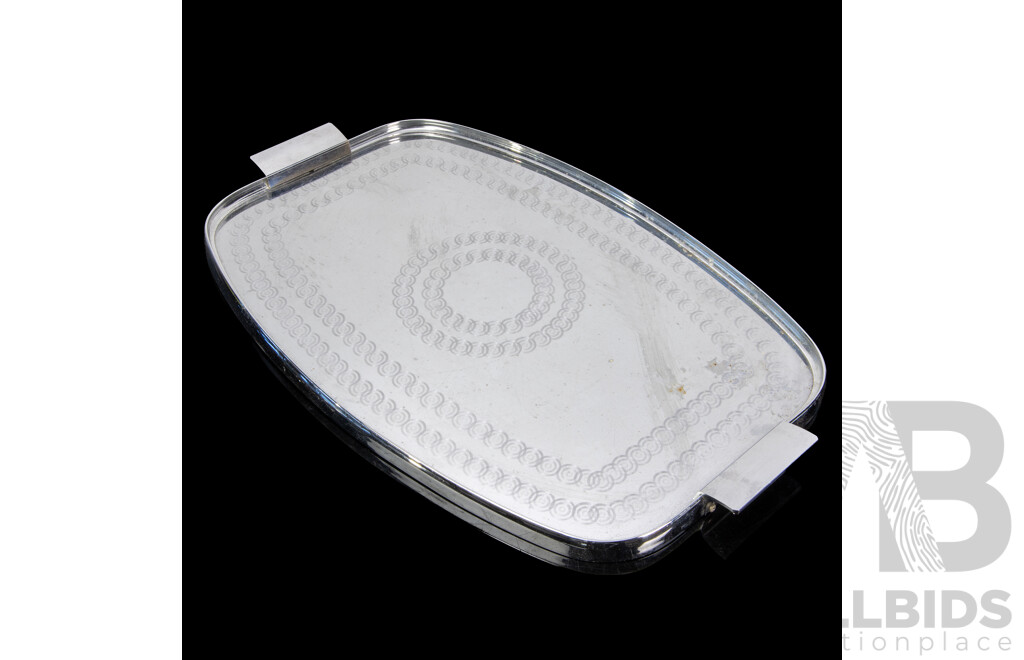 Collection of Silver Tone Vintage Trays