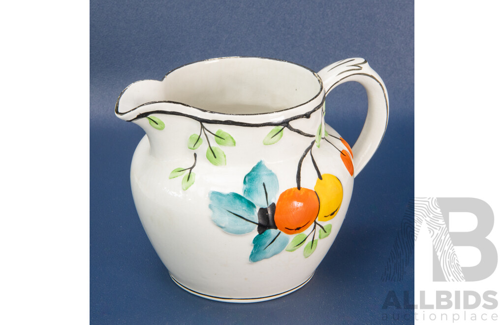 Thomas Forrester & Sons Phoenix Arboretum Ware Art Deco Milk Jug