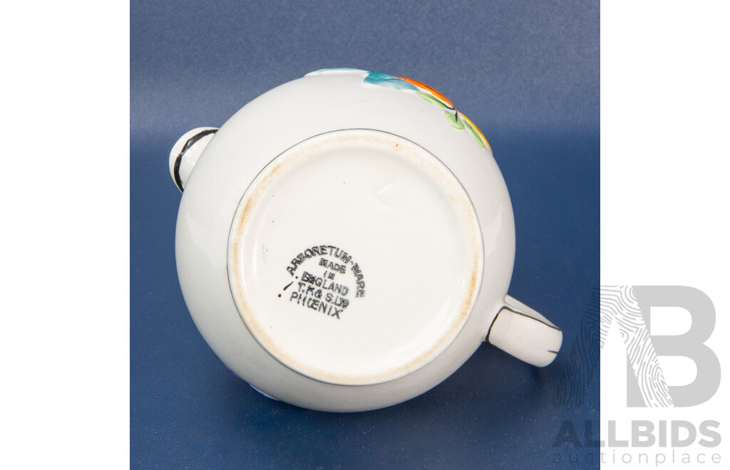 Thomas Forrester & Sons Phoenix Arboretum Ware Art Deco Milk Jug