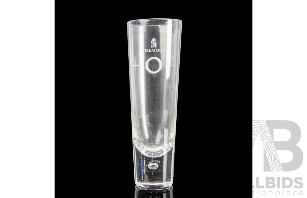 Set of 5 Rosemount Wine/Champagne Glasses