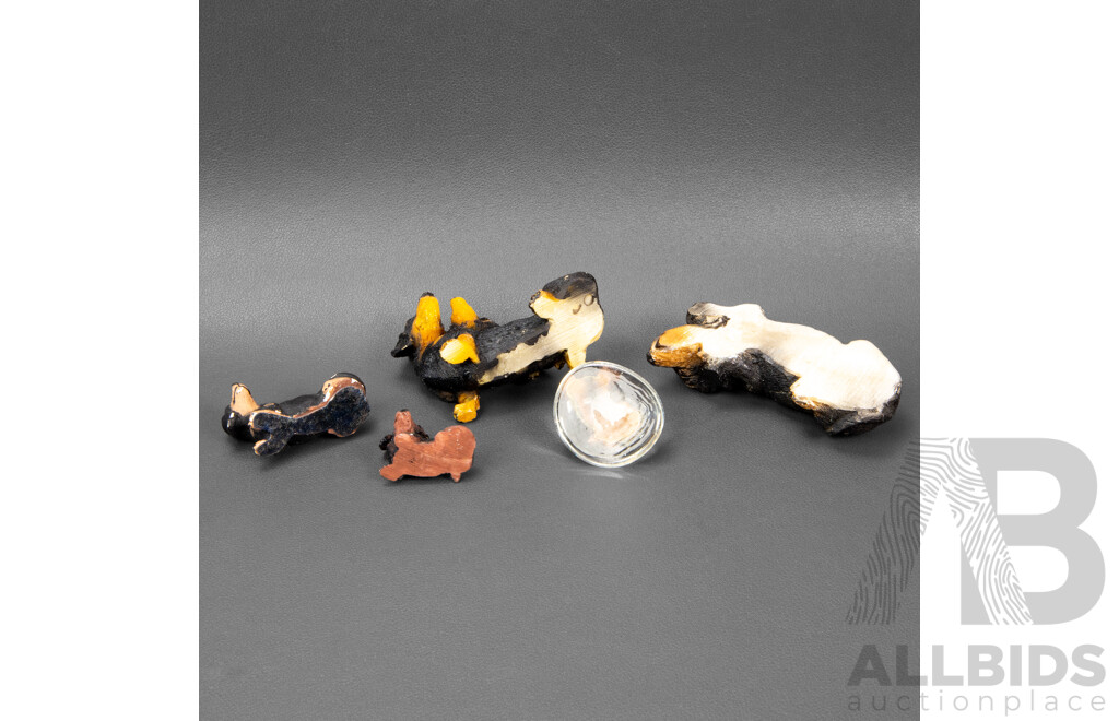 Collection of Dachshund Figurines