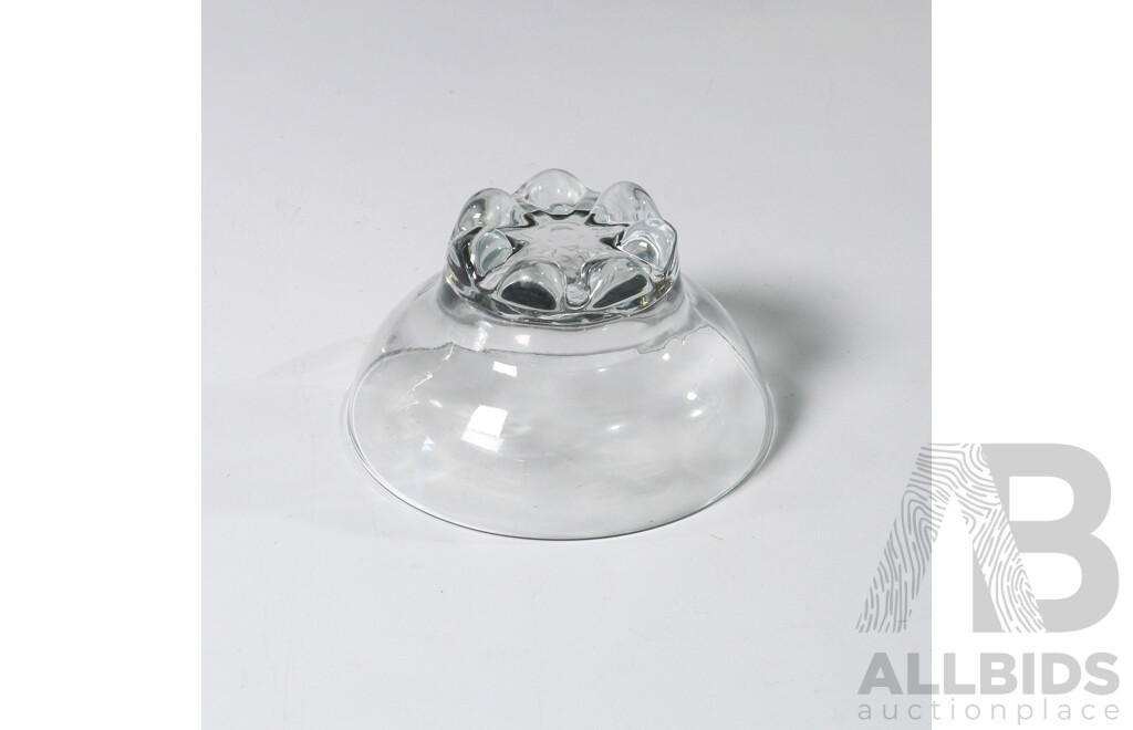 Set of 6 Vintage (1970s) Frosted Glass Dessert Bowls
