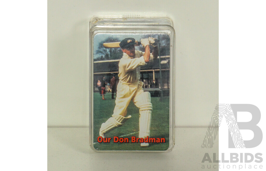 Our Don Bradman Playing Cards - Factory Sealed