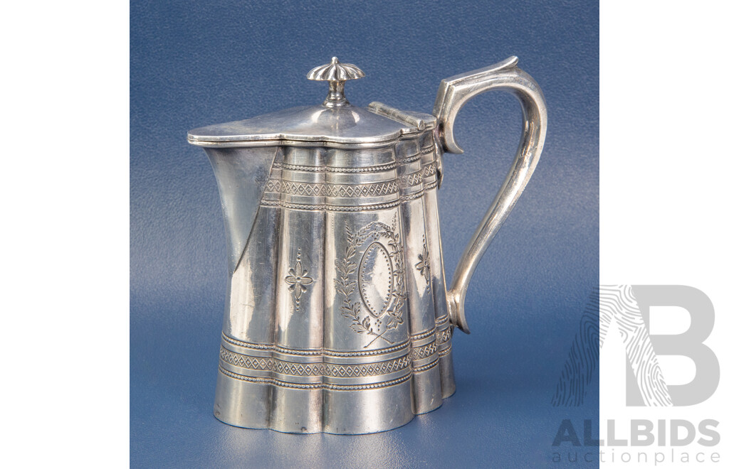 Antique James Dixon Silver-plated Creamer for A. Saunders Sydney