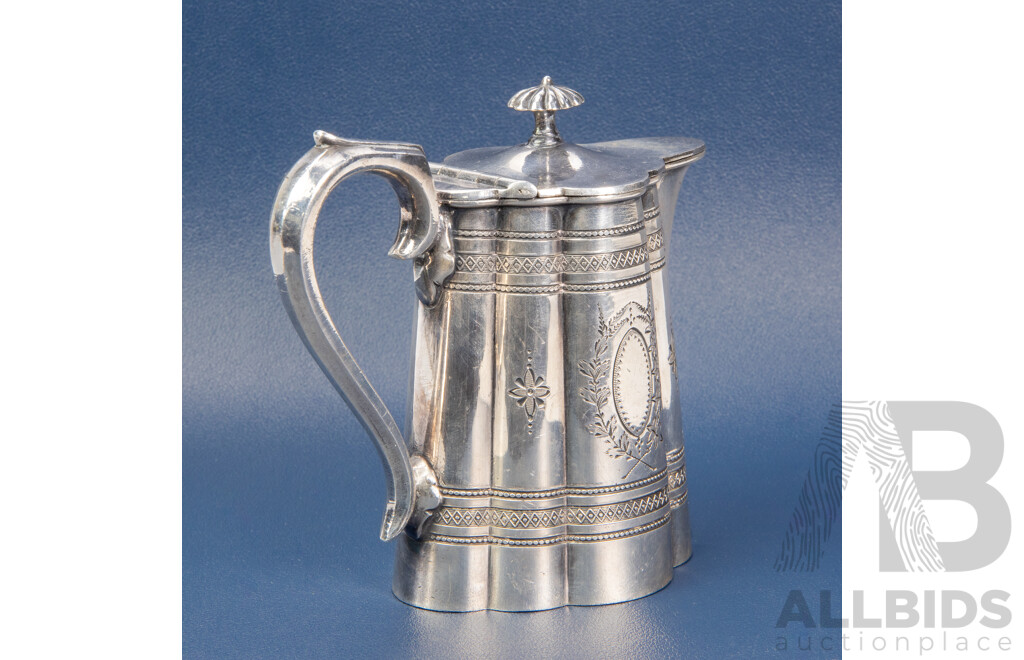 Antique James Dixon Silver-plated Creamer for A. Saunders Sydney