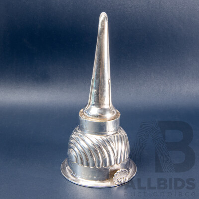 George III Sterling Silver Wine Funnel by Rebecca Emes and Edward Barnard, London 1817