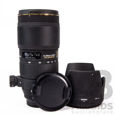 Sigma EX 70,200mm F,2.8 APO DG Macro HSM Lens, Made in Japan
