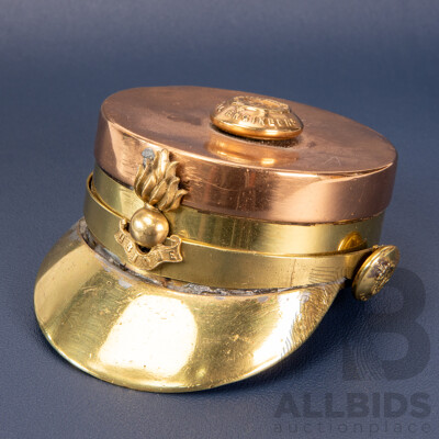 Trench Art Royal Engineers Military Cap
