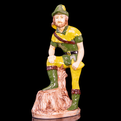 SHORTER & SON, Stoke-On-Trent, Glazed Earthenware Figure of a Robin Hood Style Huntsman, Mid-20th Century