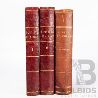 Captain Fred Burnaby, On Horseback Through Asia Minor (Volumes I & II) and A Ride to Khiva