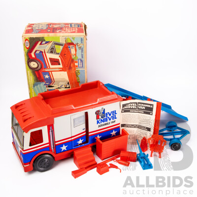 Vintage Ideal Toys Evel Knievel Scramble Van, 1973