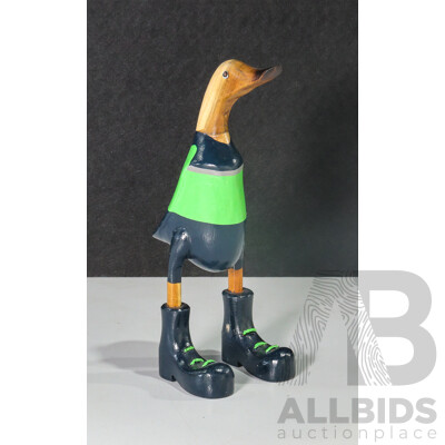 Super Rare Footy Duck NRL Canberra Raiders