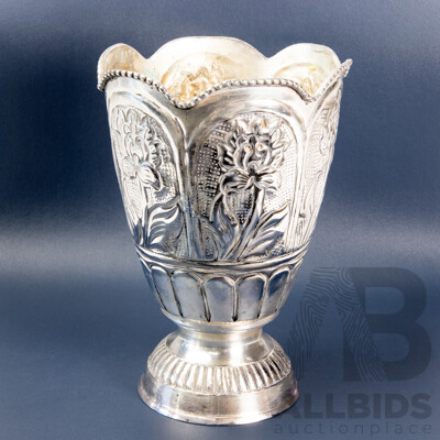 Antique or Vintage Silverplate Vase