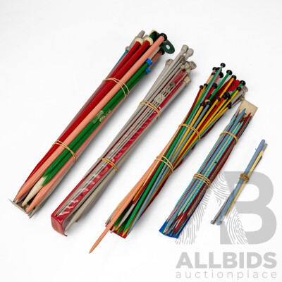 Collection Of Vintage Knitting Needles