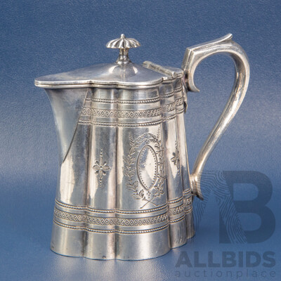 Antique James Dixon Silver-plated Creamer for A. Saunders Sydney