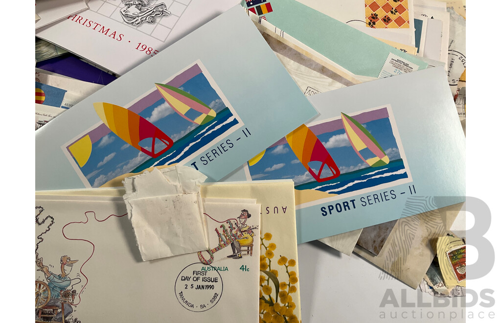 Collection of Australian 1980's First Day Cover and Stamp Packs Including Antarctic, Multiples, Selected Issues and More