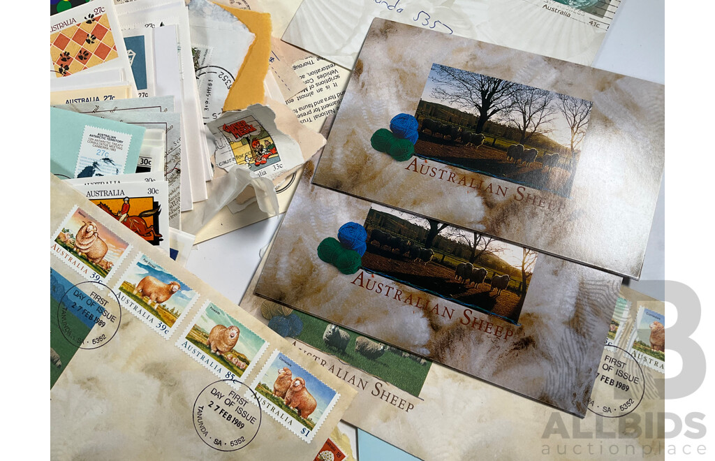 Collection of Australian 1980's First Day Cover and Stamp Packs Including Antarctic, Multiples, Selected Issues and More