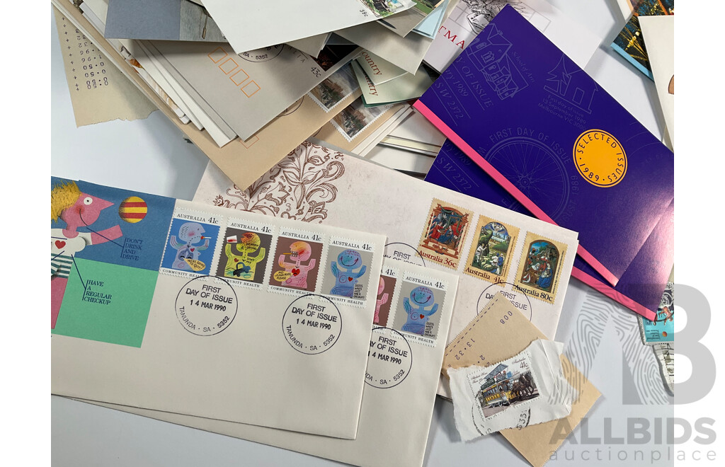Collection of Australian 1980's First Day Cover and Stamp Packs Including Antarctic, Multiples, Selected Issues and More