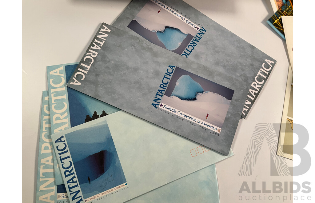 Collection of Australian 1980's First Day Cover and Stamp Packs Including Antarctic, Multiples, Selected Issues and More