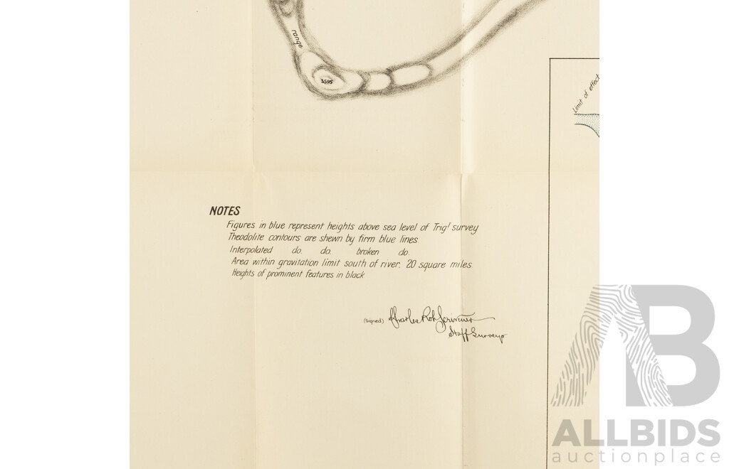 Early Map of the Dalgety Contour Survey