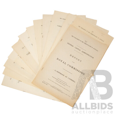 The Parliament of the Commonwealth of Australia Parliamentary Standing Committee on Public Works Report and Minutes of Evidence 1917, 1925 And192TT