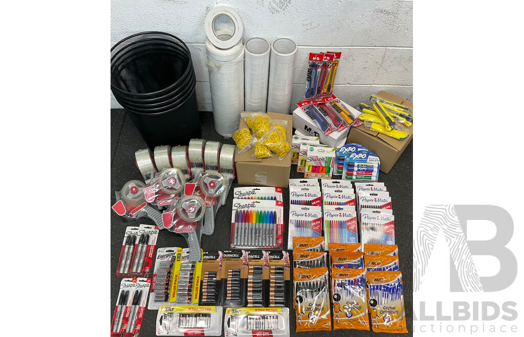 Huge Bundle of Assorted Office Accessories - Lot of 289