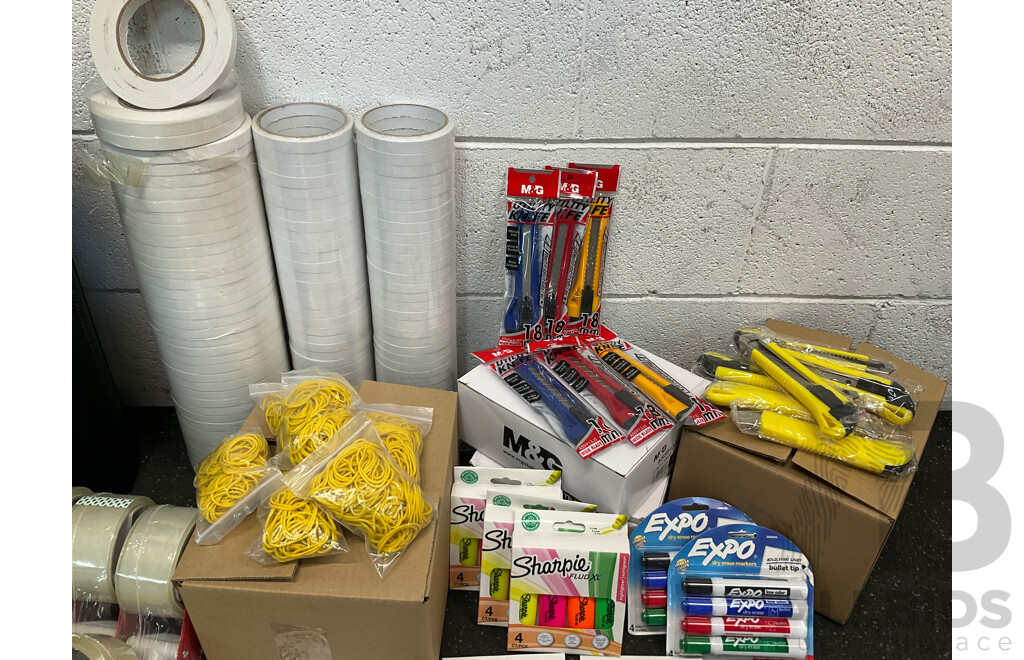 Huge Bundle of Assorted Office Accessories - Lot of 289