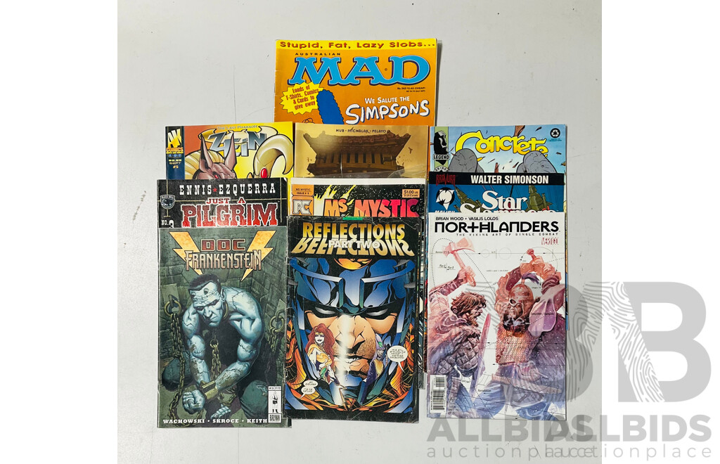 Collection of Single Issue Comics From Several Publishers Including DC, Dark Horse, Malibu and More