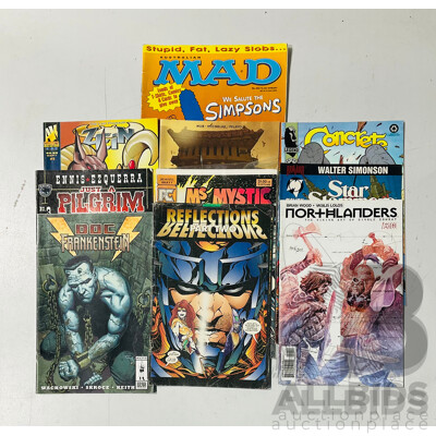 Collection of Single Issue Comics From Several Publishers Including DC, Dark Horse, Malibu and More