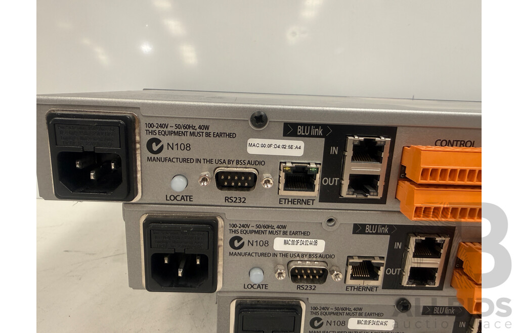 3x Soundweb - London BLU-100 Signal Processor