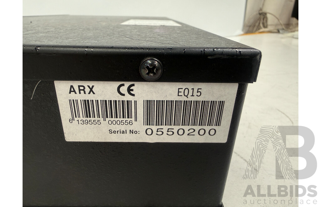 ARX - EQ15 - Dual Channel Q' Graphic Equalizer
