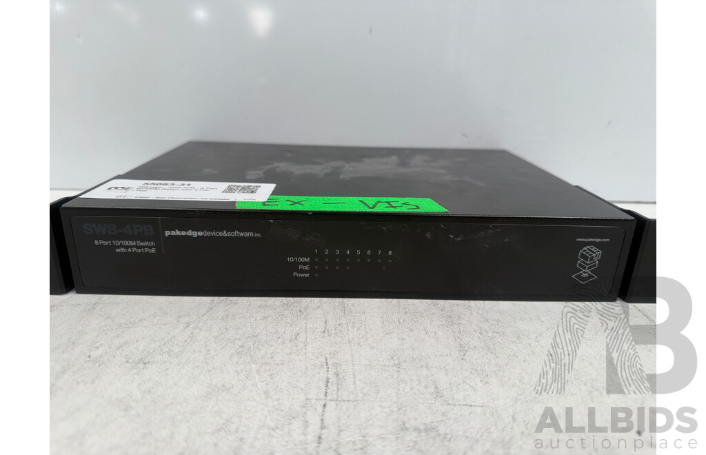 Pakedge - SW8-4PB - 8 Port 10/100M Switch with 4 Port PoE