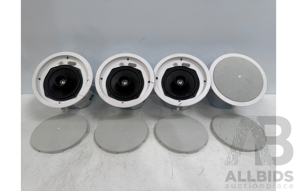 4x JBL Model Control 26CT Ceiling Loud Speaker + 1 Spare Cover