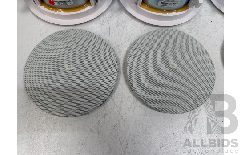 4x JBL Model Control 26CT Ceiling Loud Speaker + 1 Spare Cover