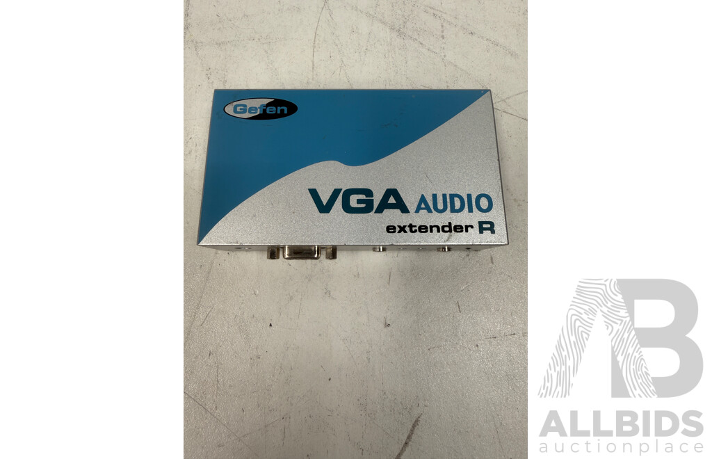 4x Gefen Audio Extender R + 1x Gefen Audio Extender S + 1x Gefen VGA Audio Extender R + 1x Gefen USB 2.0 LR Extender R