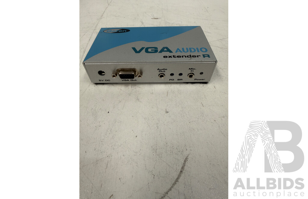 4x Gefen Audio Extender R + 1x Gefen Audio Extender S + 1x Gefen VGA Audio Extender R + 1x Gefen USB 2.0 LR Extender R