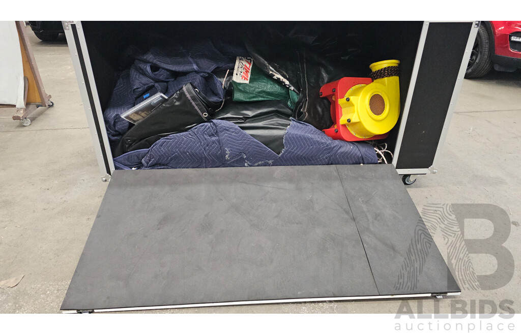 Inflatable Airscreen W/ Wheeled Road Case