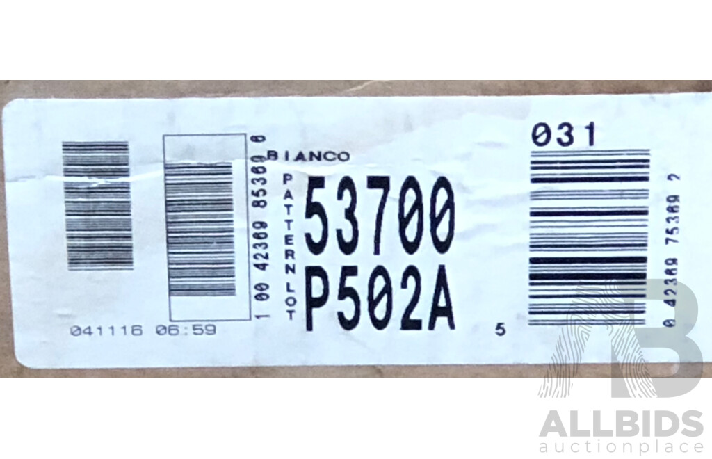 Armstrong 305mm Square Commercial Vinyl Floor Tiles - Bianco - 29.26 Square Meters - Brand New