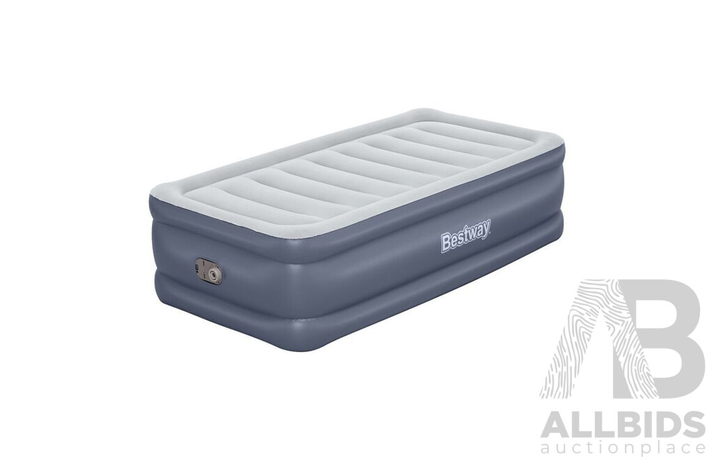 Bestway Single and Double Bed Air Mattresses with Built-in Pump - New